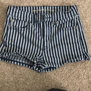 american eagle denim shorts